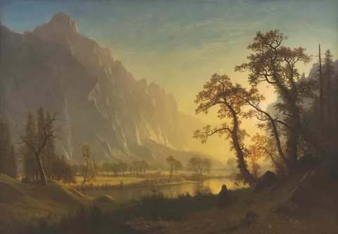Sunrise, Yosemite Valley by Albert Bierstadt