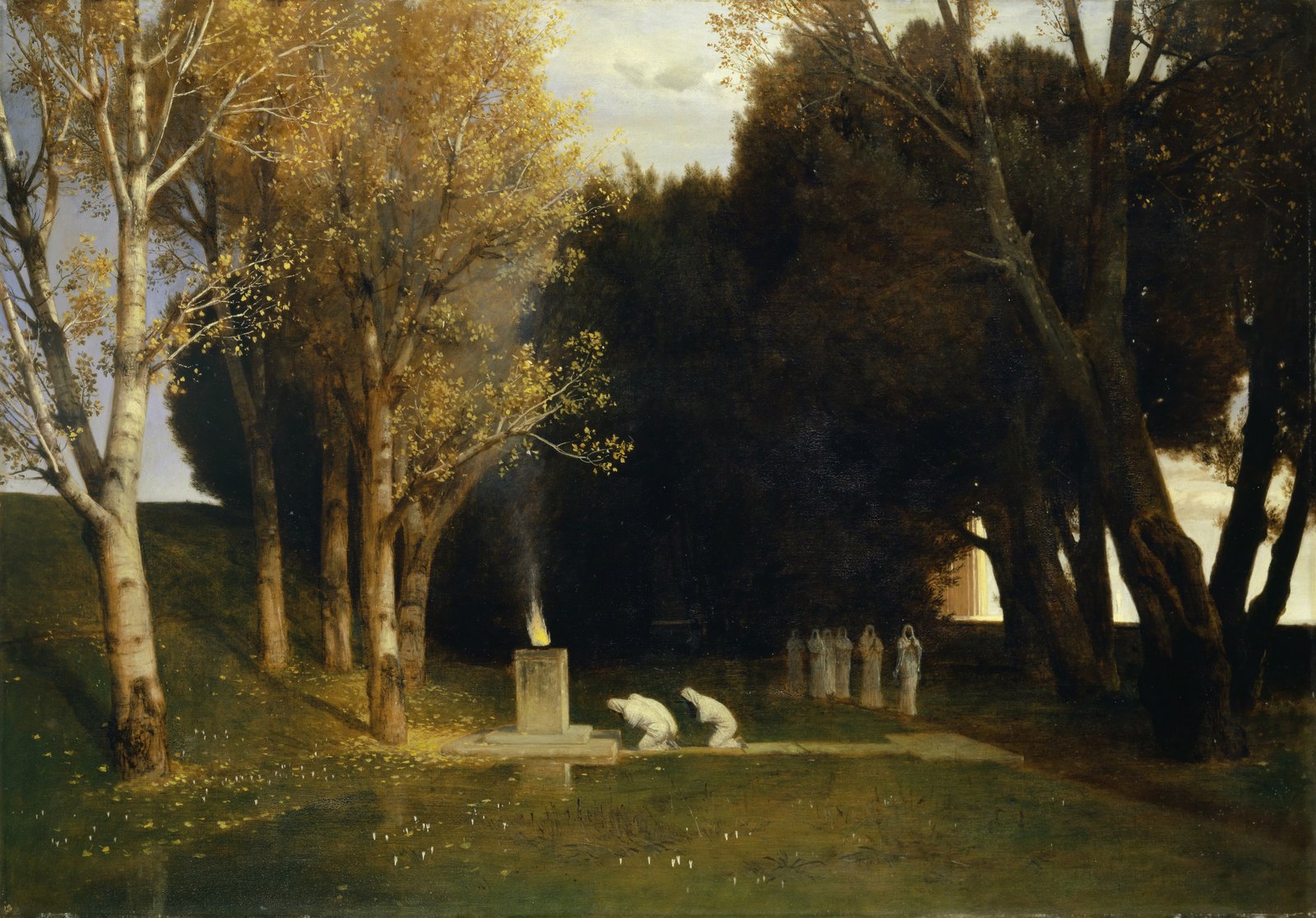 Der heilige Hain (Sacred Grove) by Arnold Böcklin