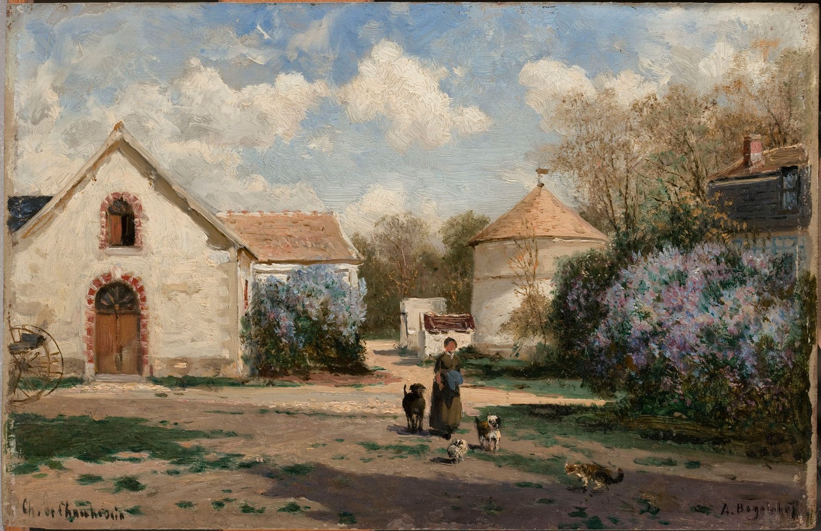 Scenery outside Paris by Alexey Bogolyubov
