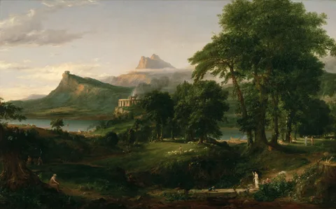 The Course of Empire: The Arcadian or Pastoral State by Thomas Cole