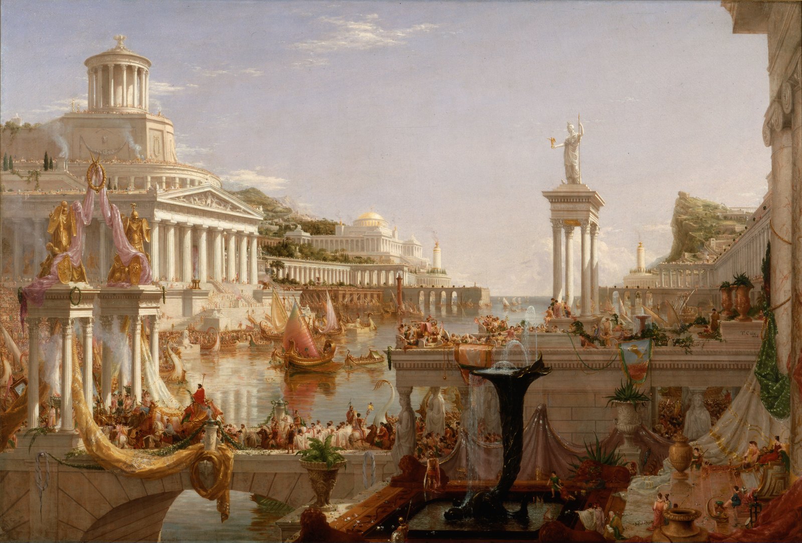 The Course of Empire: The Consummation of Empire by Thomas Cole