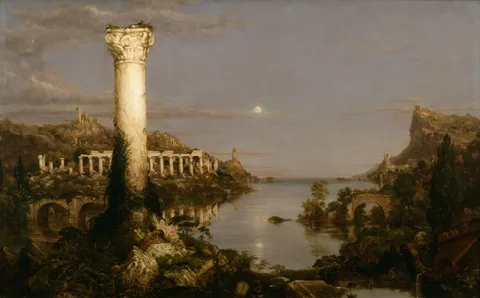 The Course of Empire: Desolation by Thomas Cole