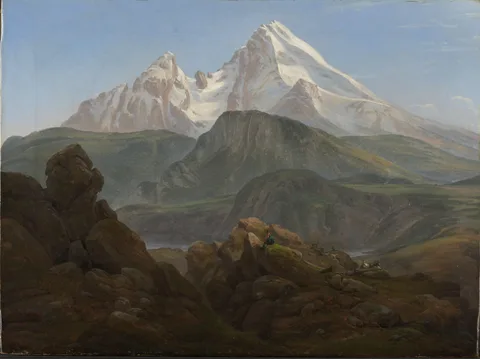 The Watzmann by Johan Christian Dahl