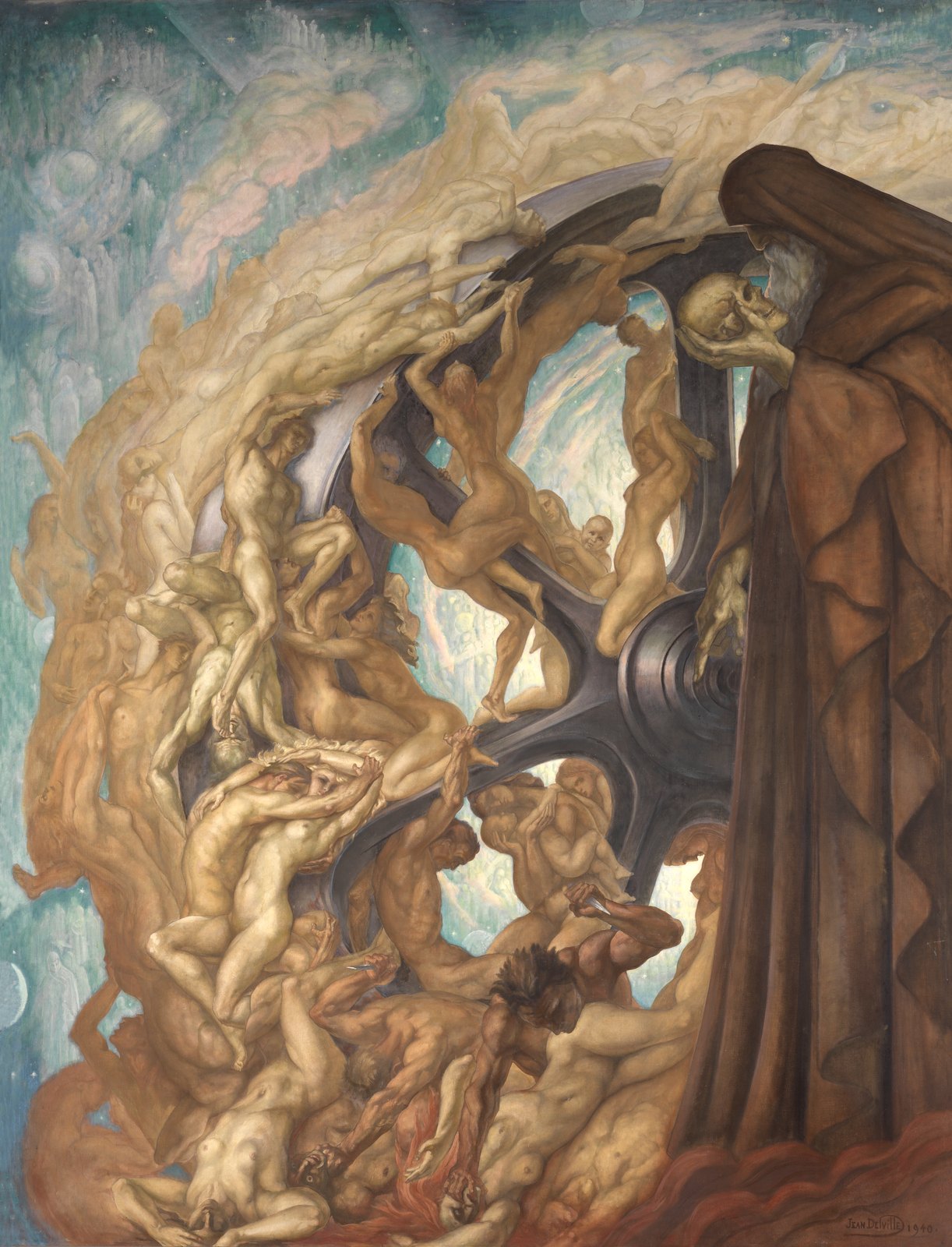 La roue du monde (The Wheel of the World) by Jean Delville
