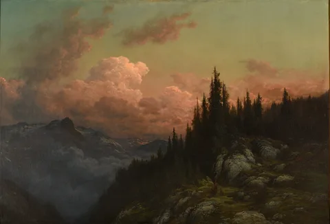 L'Aube, souvenir des Alpes by Gustave Doré