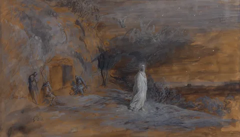 Le Christ sortant du tombeau by Gustave Doré