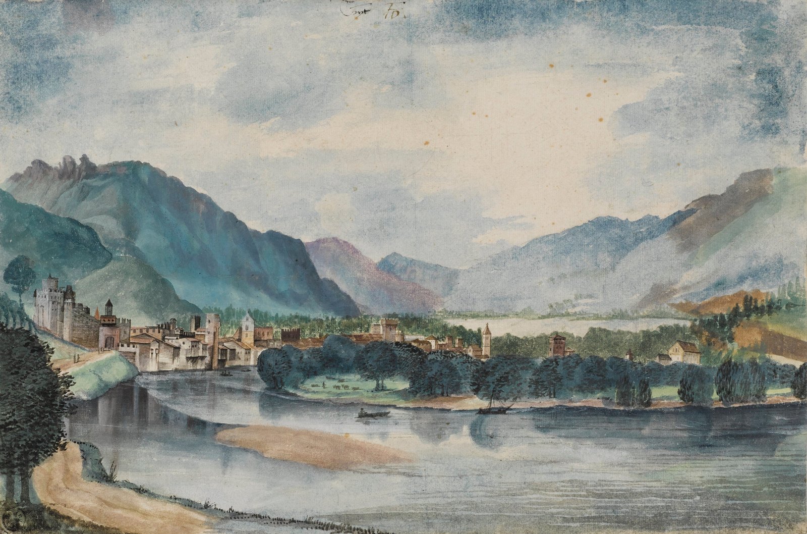 Trient, von Norden gesehen (View of Trento from the North) by Albrecht Dürer