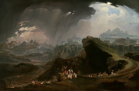 Joshua Commanding the Sun to Stand Still upon Gibeon by John Martin